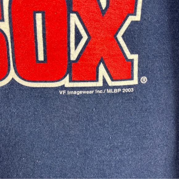 Vintage Y2Ks Boston Red Sox T Shirt Adult Size L MLB Go Red Sox Y2ks CSA - Picture 3 of 9